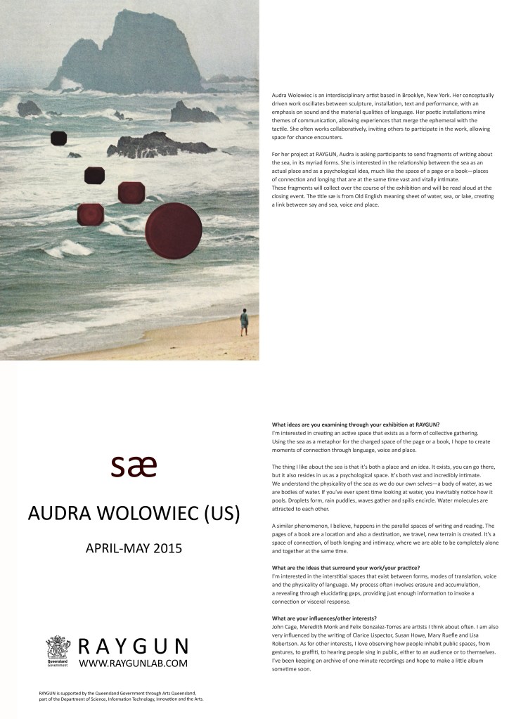 Audra, catalogue