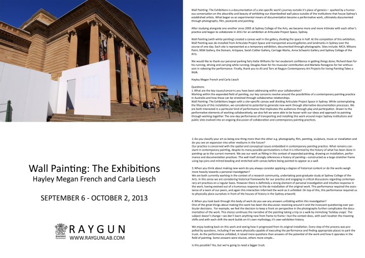 Wall Paintings: The Exhibitions